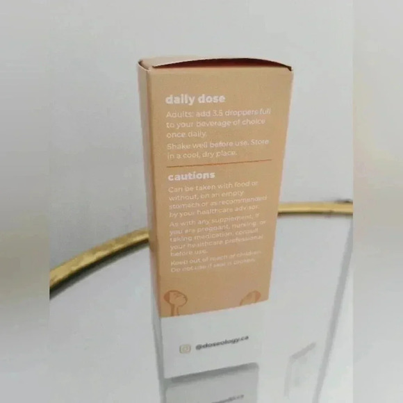 DOSEOLOGY ACTIVE Mushroom Supplement Rhodiola Cordyceps 100 MIL Dropper NWT - Picture 3 of 7